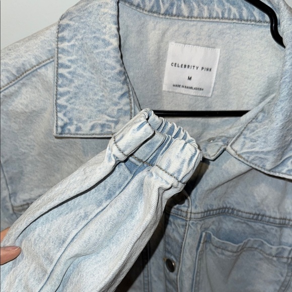 Light Denim Cropped Jacket - Picture 5 of 5